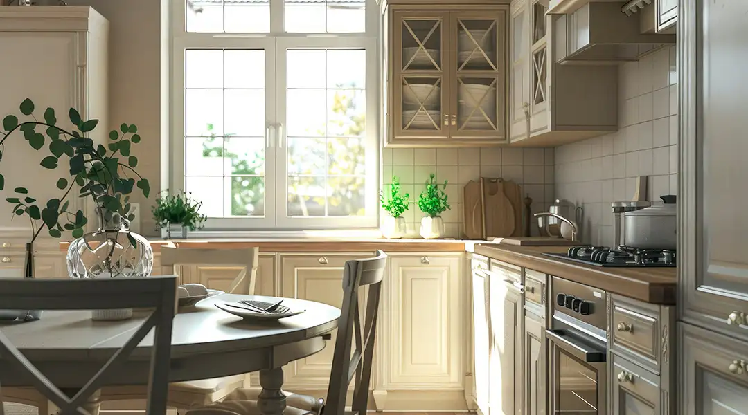 Cocina estilo clásico